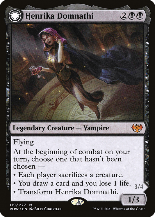 Henrika Domnathi // Henrika, Infernal Seer (VOW-119) (Foil)