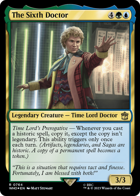 The Sixth Doctor (WHO-764) (Surge Foil)