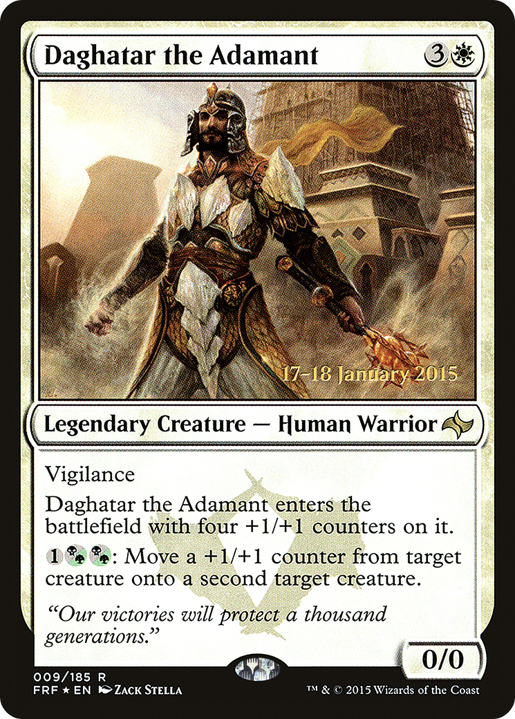 Daghatar the Adamant (PRE-09S) (Foil)