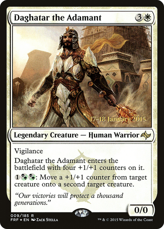 Daghatar the Adamant (PRE-09S) (Foil)