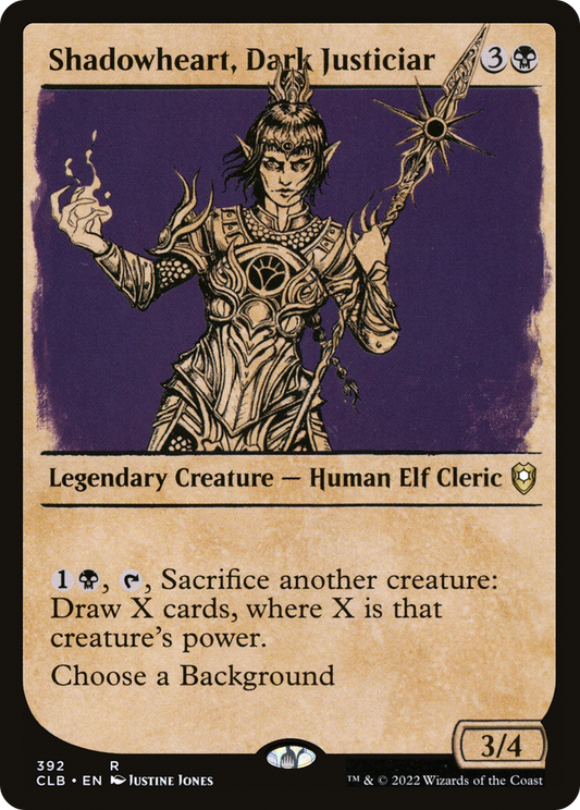 Shadowheart, Dark Justiciar (CLB-392) (Showcase)