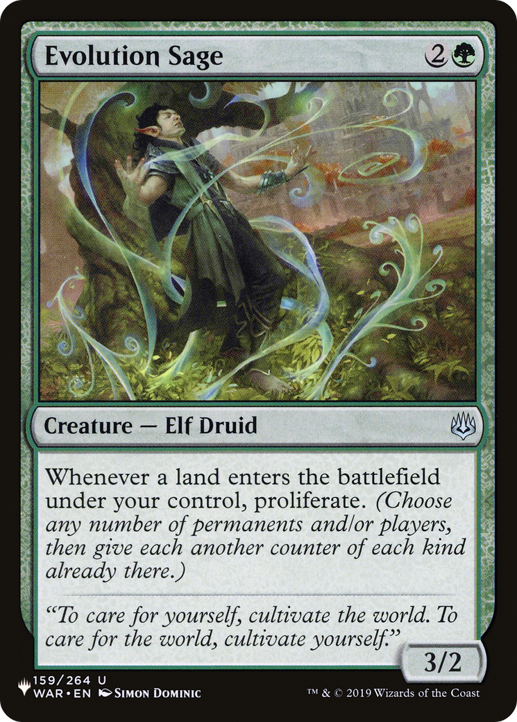Evolution Sage (LIST-WAR-159)