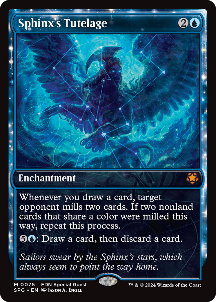 Sphinx's Tutelage (SPG-075) (Showcase) (Foil)