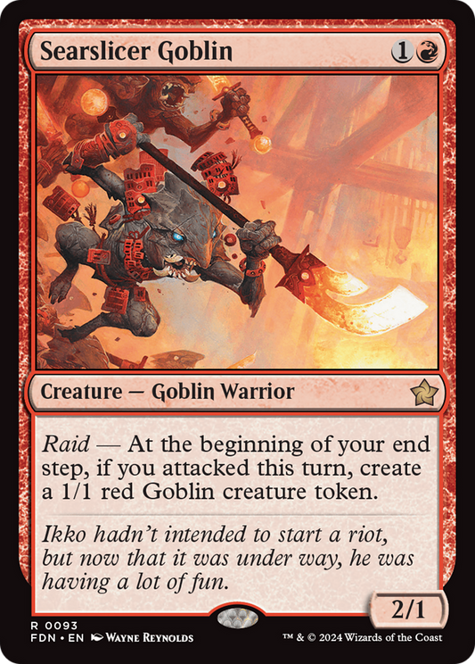 Searslicer Goblin (FDN-093) (Foil)