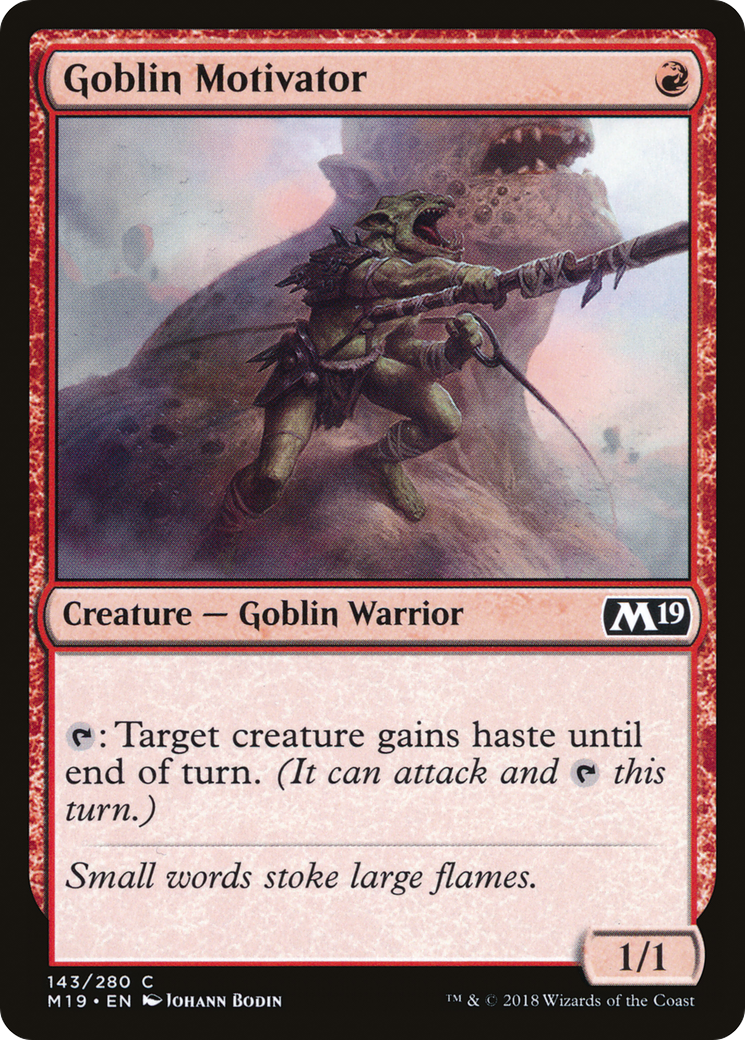Goblin Motivator (M19-143) (Foil)