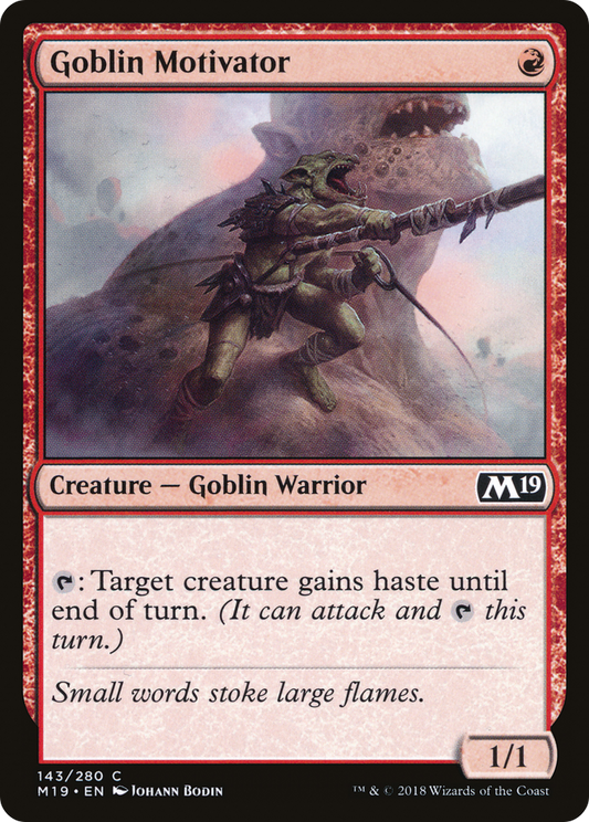 Goblin Motivator (M19-143) (Foil)