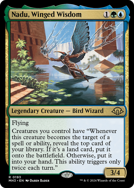 Nadu, Winged Wisdom (MH3-193) (Foil)