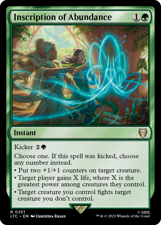 Inscription of Abundance (LTC-251)