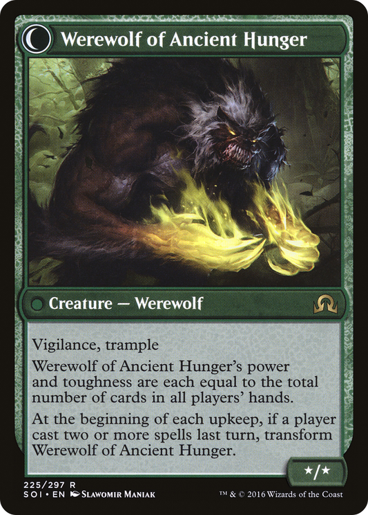 Sage of Ancient Lore // Werewolf of Ancient Hunger (SOI-225) (Foil)