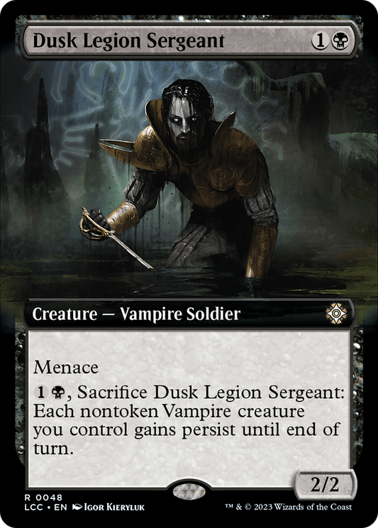 Dusk Legion Sergeant (LCC-048) (Extended Art)