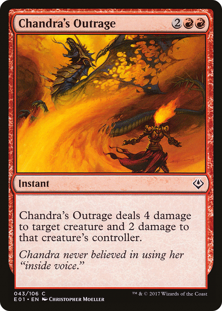 Chandra's Outrage (AC2-043)