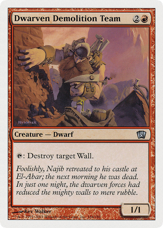 Dwarven Demolition Team (8ED-184)