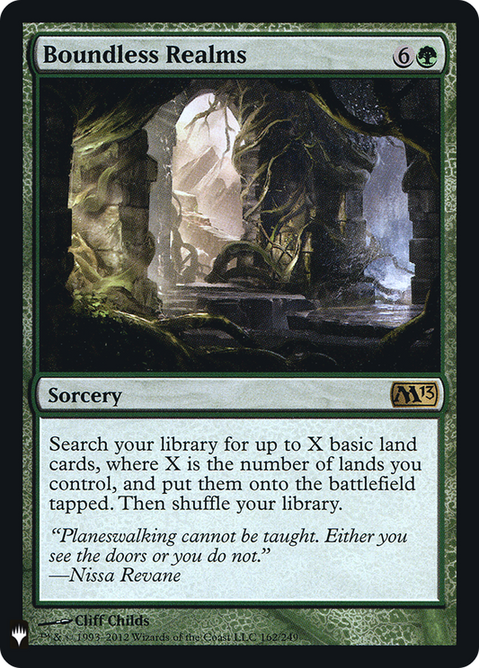 Boundless Realms (LIST-M13-162) (Foil)