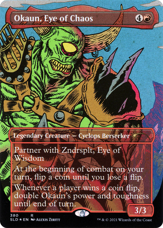 Okaun, Eye of Chaos // Okaun, Eye of Chaos (SLD-380) (Borderless)