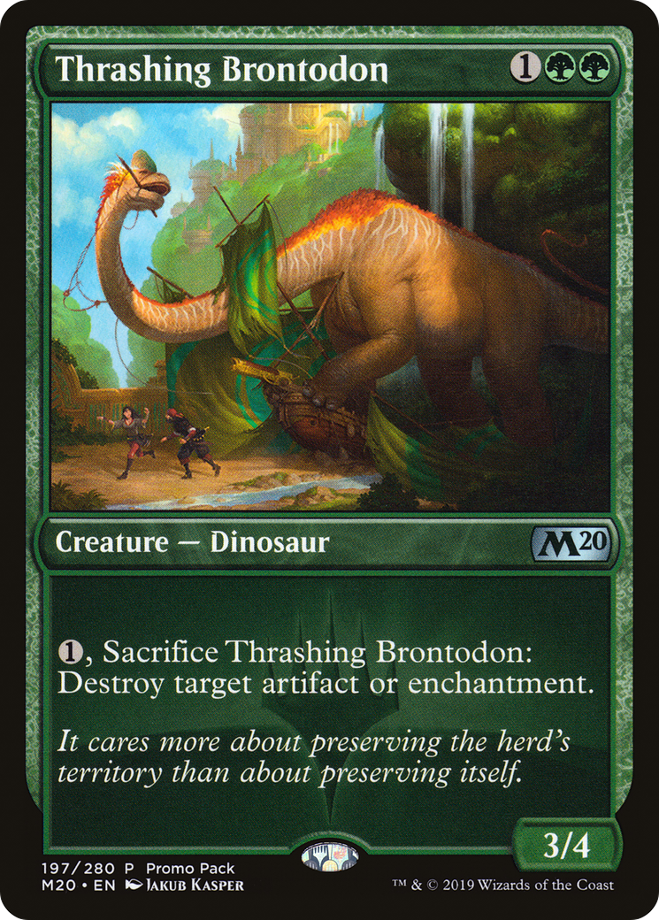 Thrashing Brontodon (PPM20-197) (Foil)