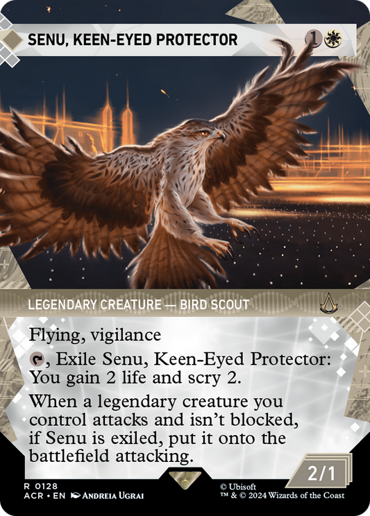 Senu, Keen-Eyed Protector (ACR-128) (Showcase) (Borderless)