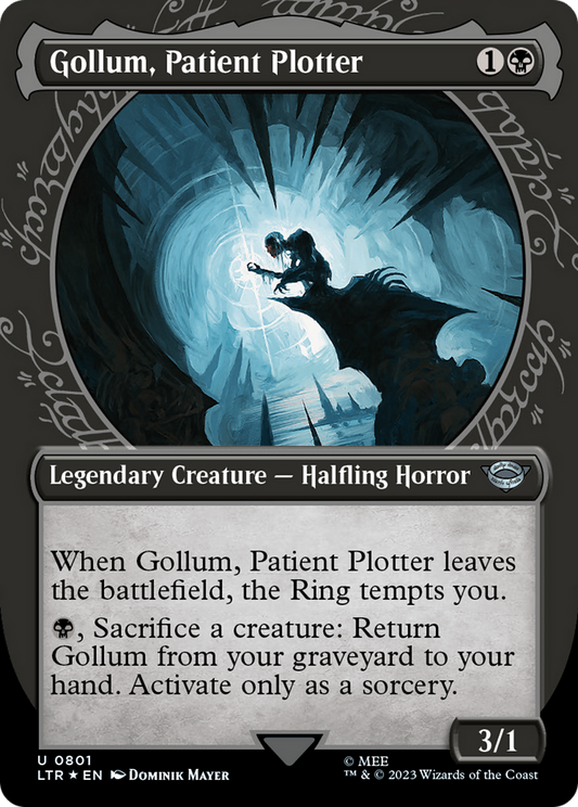 Gollum, Patient Plotter (LTR-801) (Showcase) (Borderless) (Surge Foil)