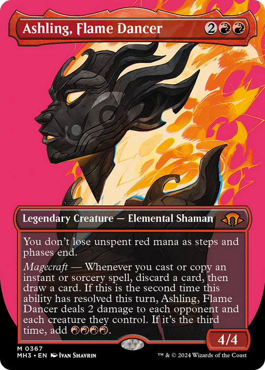 Ashling, Flame Dancer (MH3-367) (Borderless) (Foil)