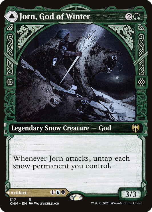 Jorn, God of Winter // Kaldring, the Rimestaff (KHM-317) (Showcase)