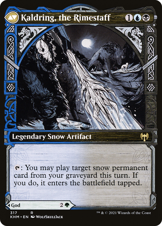 Jorn, God of Winter // Kaldring, the Rimestaff (KHM-317) (Showcase)