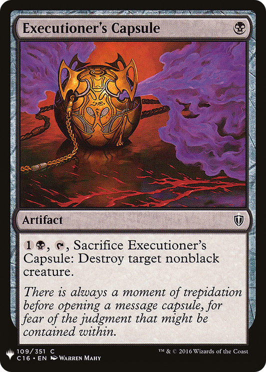 Executioner's Capsule (LIST-C16-109)
