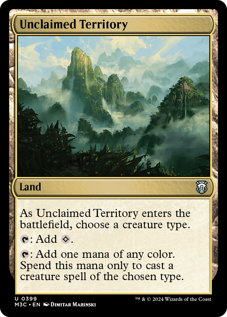 Unclaimed Territory (M3C-399)