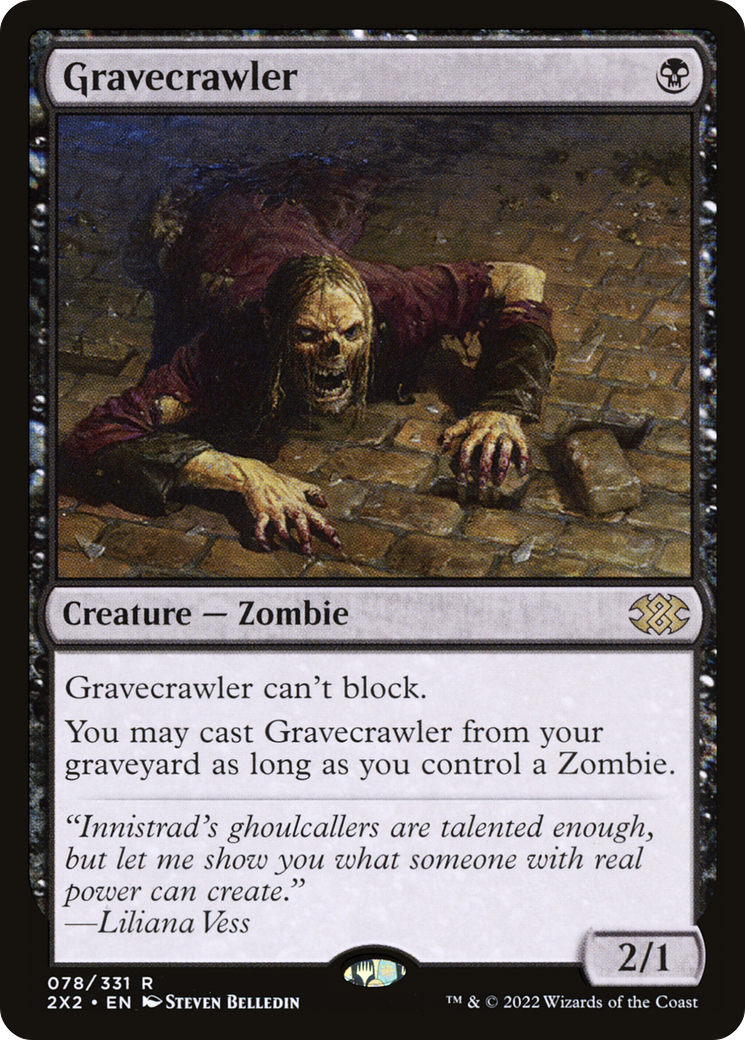 Gravecrawler (2X2-078) (Foil)