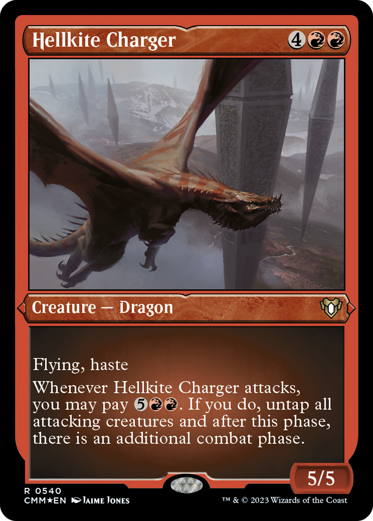 Hellkite Charger (CMM-540) (Etched Foil)