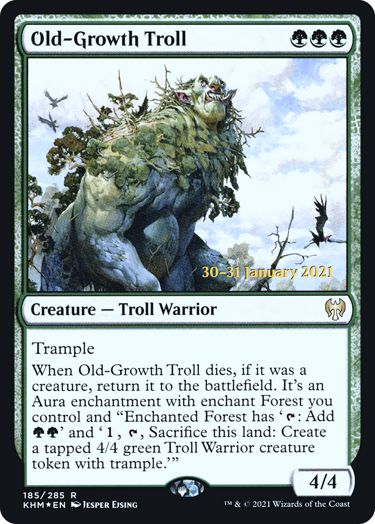 Old-Growth Troll (PRE-185S) (Foil)