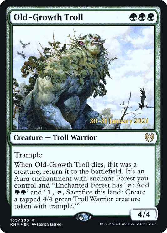 Old-Growth Troll (PRE-185S) (Foil)