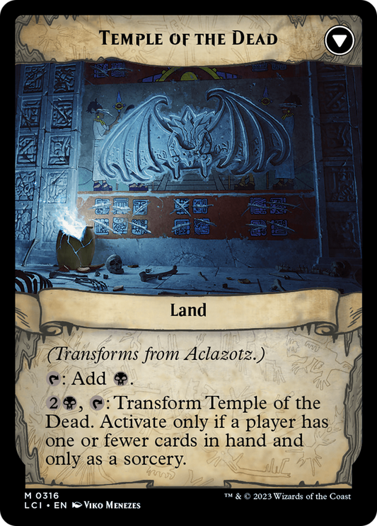 Aclazotz, Deepest Betrayal // Temple of the Dead (LCI-316) (Showcase) (Foil)