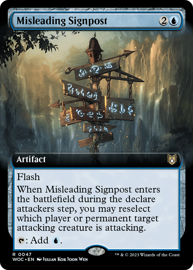 Misleading Signpost (WOC-047) (Extended Art)