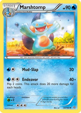 Marshtomp (PRC-034) (Reverse Holofoil)