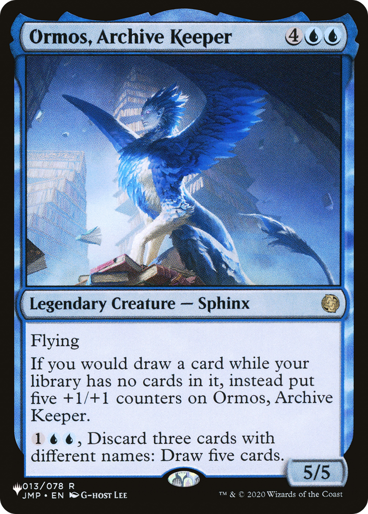 Ormos, Archive Keeper (LIST-JMP-13)
