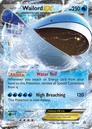 Wailord EX (PRC-038) (Holofoil)