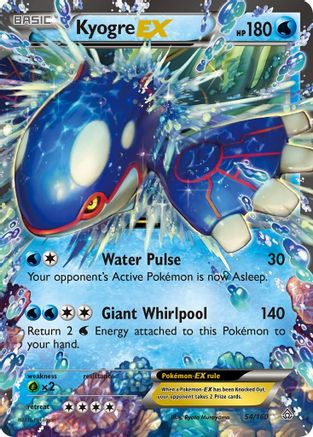 Kyogre EX (PRC-054) (Holofoil)