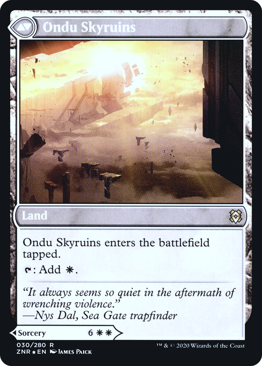 Ondu Inversion // Ondu Skyruins (PRE-30S) (Foil)