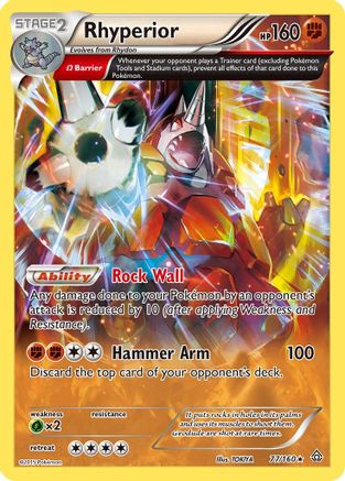 Rhyperior (Omega) (PRC-077) (Reverse Holofoil)