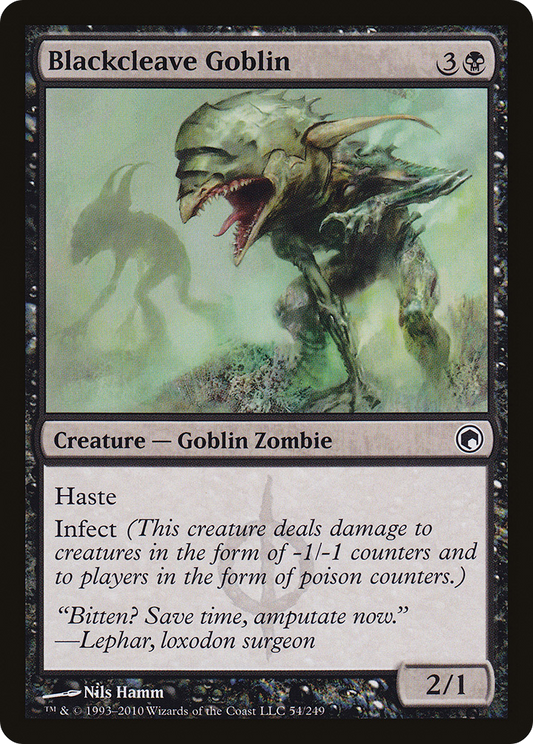Blackcleave Goblin (SOM-054) (Foil)