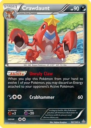 Crawdaunt (PRC-) (Reverse Holofoil)