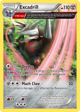 Excadrill (Omega) (PRC-097) (Reverse Holofoil)