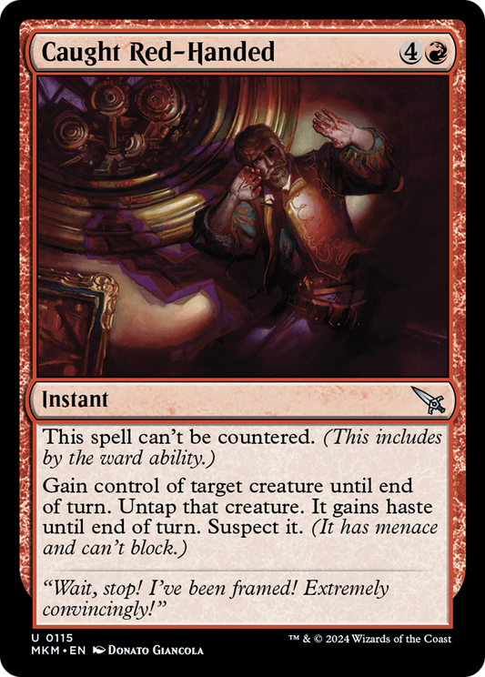 Caught Red-Handed (MKM-115) (Foil)