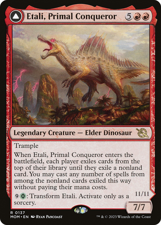 Etali, Primal Conqueror // Etali, Primal Sickness (MOM-137)