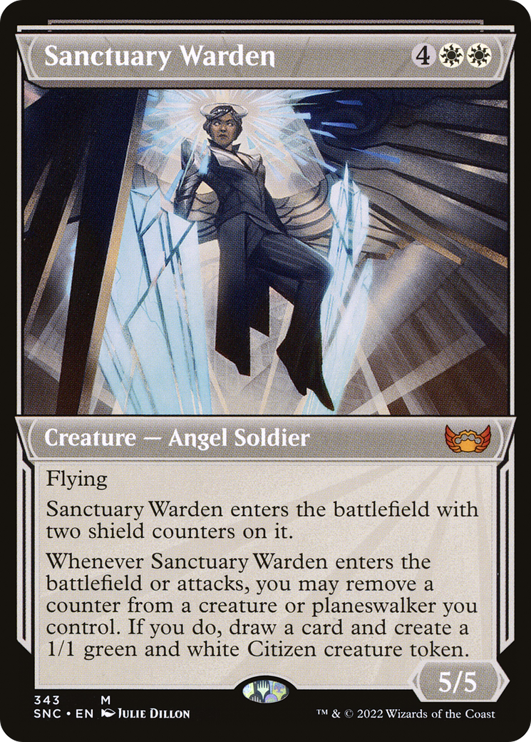 Sanctuary Warden (SNC-343) (Showcase) (Foil)