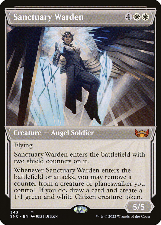 Sanctuary Warden (SNC-343) (Showcase) (Foil)