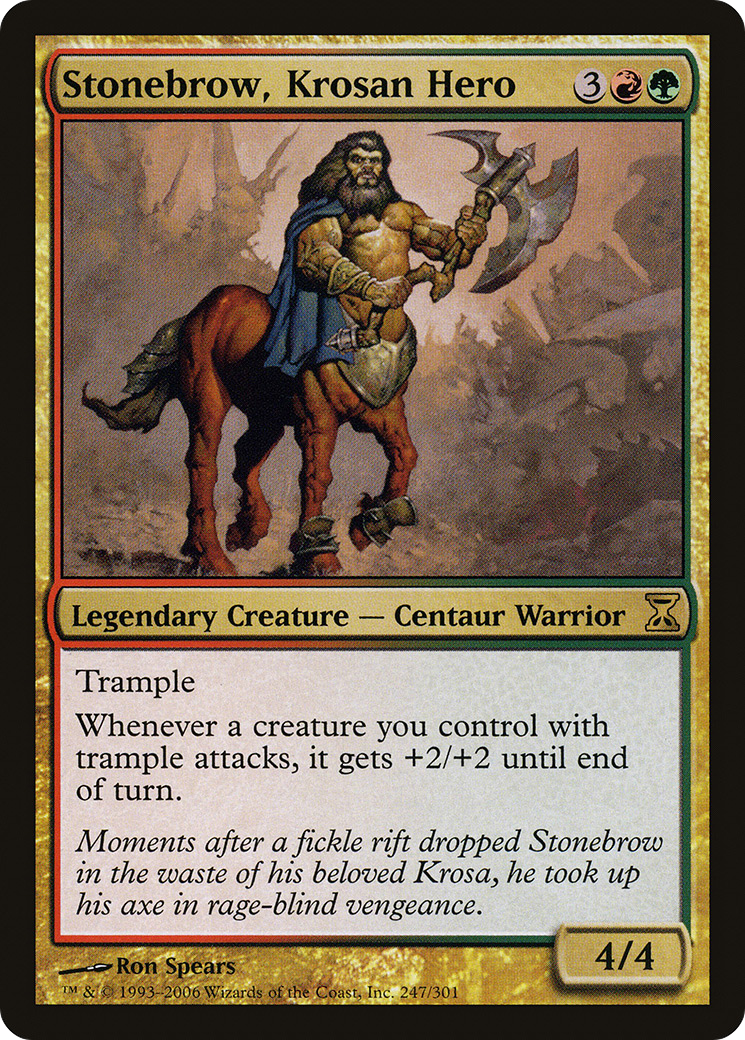 Stonebrow, Krosan Hero (TSP-247) (Foil)