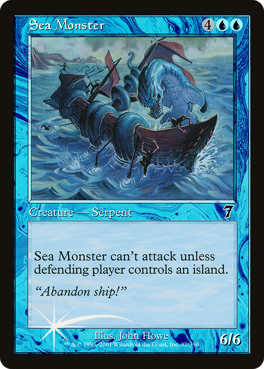 Sea Monster (7ED-097★) (Foil)