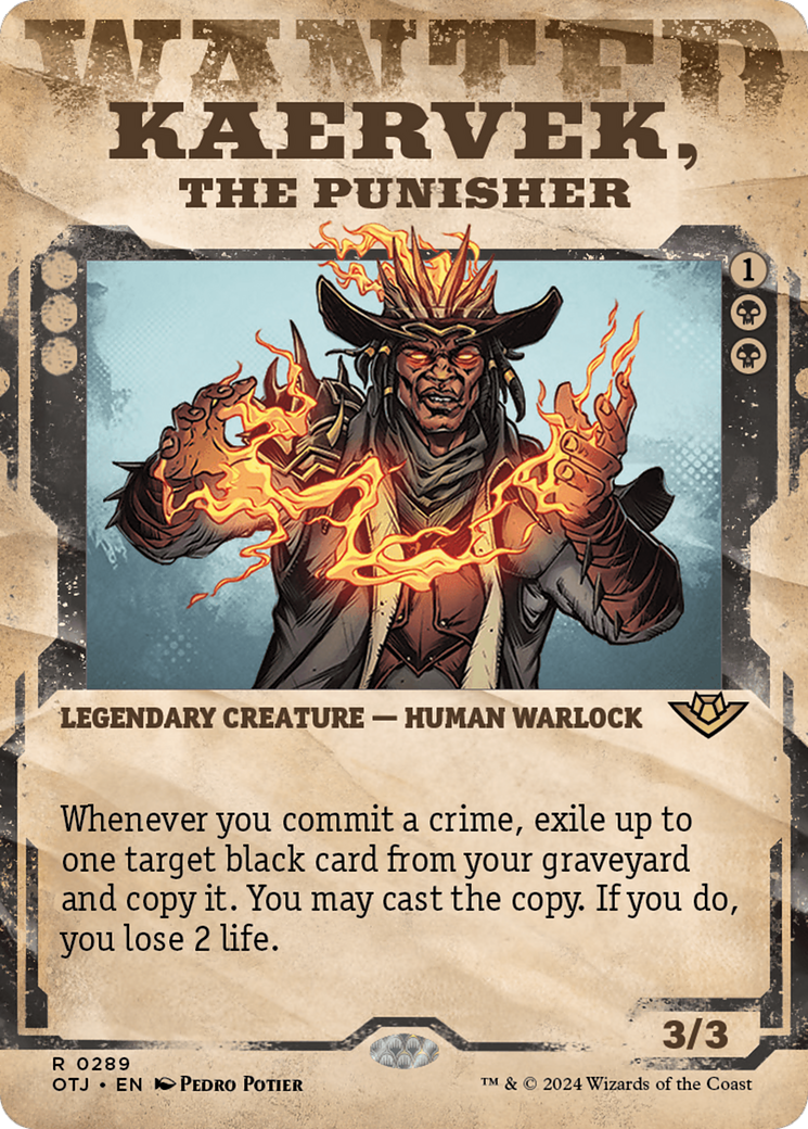 Kaervek, the Punisher (OTJ-289) (Showcase) (Borderless) (Foil)