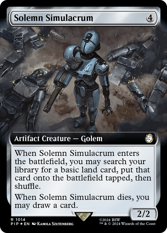 Solemn Simulacrum (PIP-1014) (Extended Art) (Surge Foil)