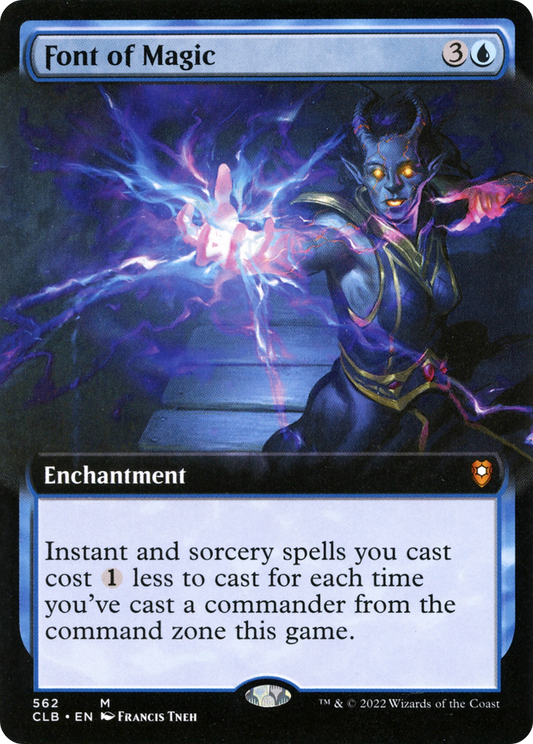 Font of Magic (CLB-562) (Extended Art) (Foil)